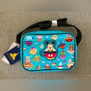 Disney 50th Anniversary characters in teacups crossbody handbag
